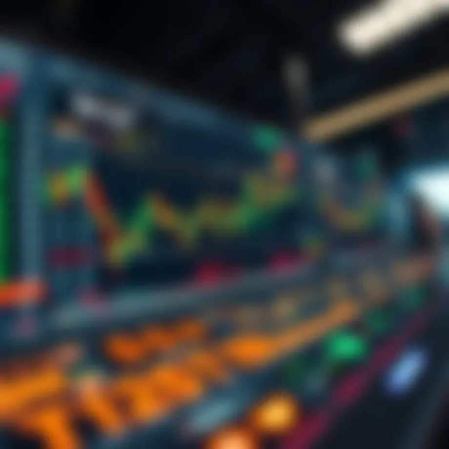 A detailed view of the trading interface on the BingX platform