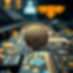 Visual representation of DTR coin's blockchain technology