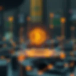 Conceptual illustration of decentralized applications